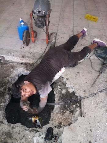 Servicio de Desazolves en la Alcaldía Xochimilco